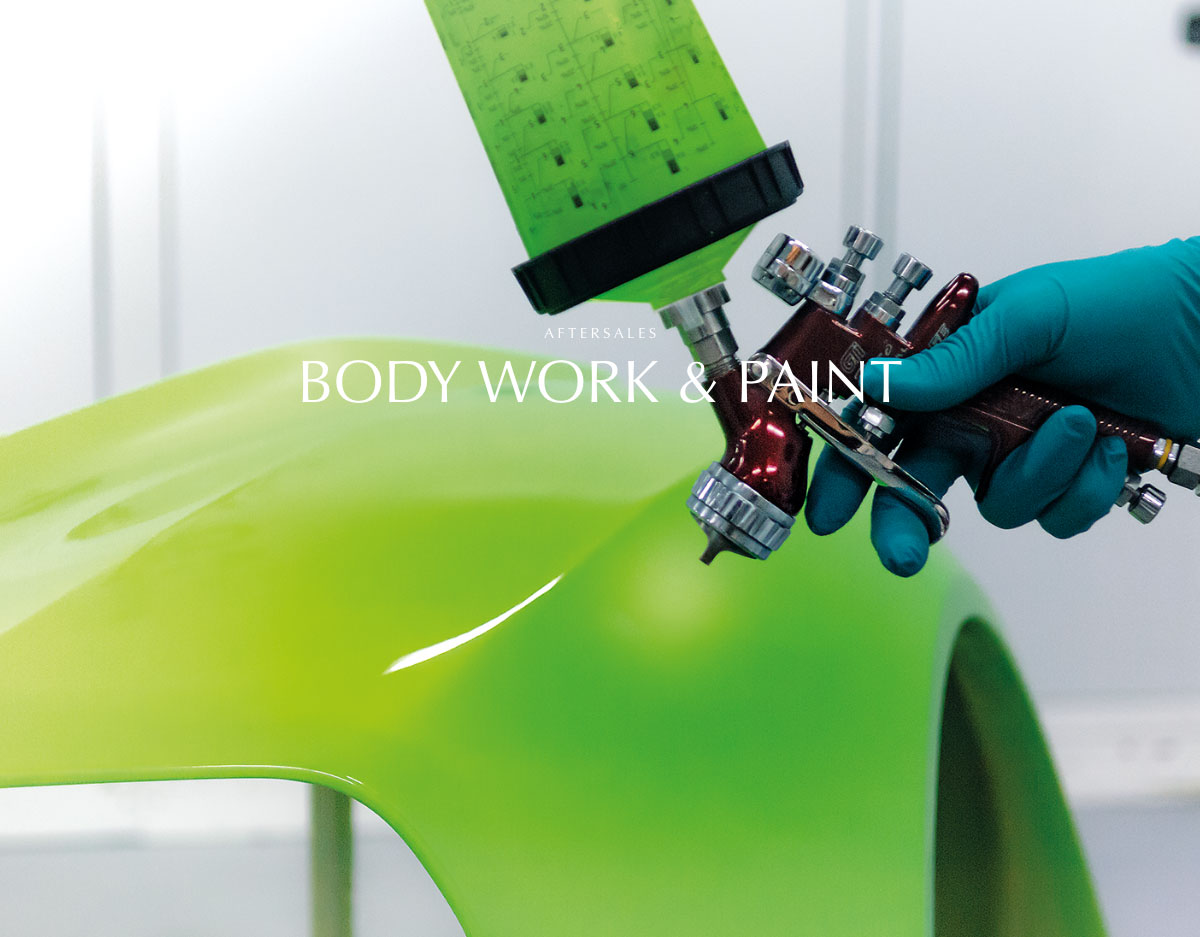 BODY WORK & PAINT Aston Martin Works