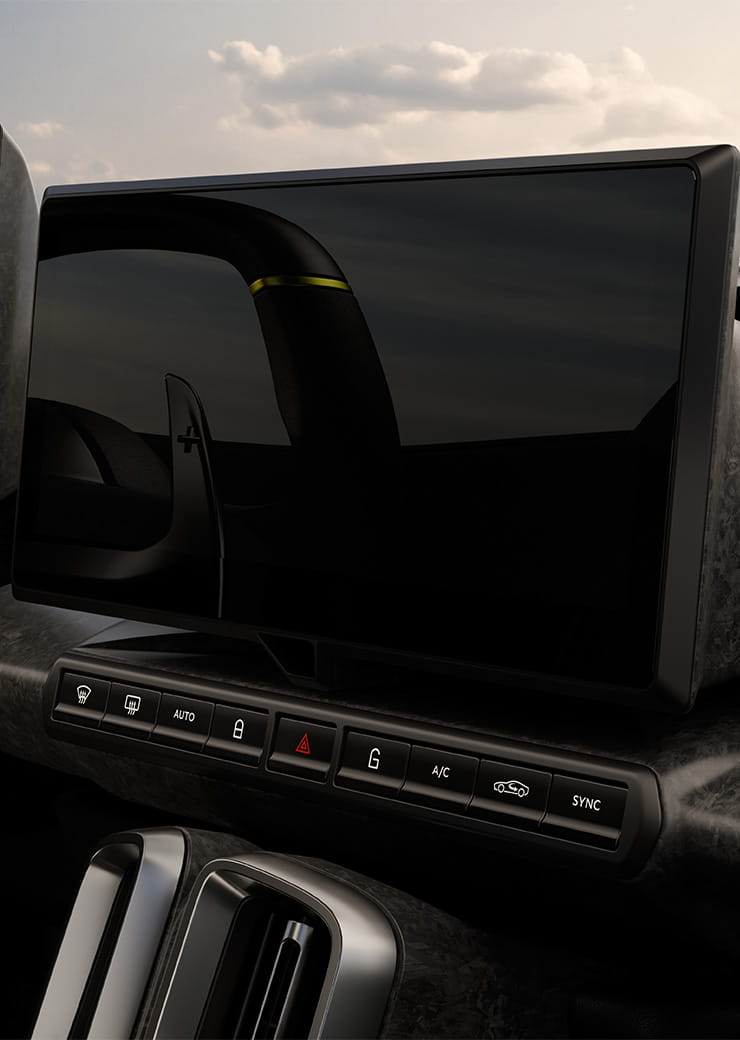 Aston Martin Touchscreen