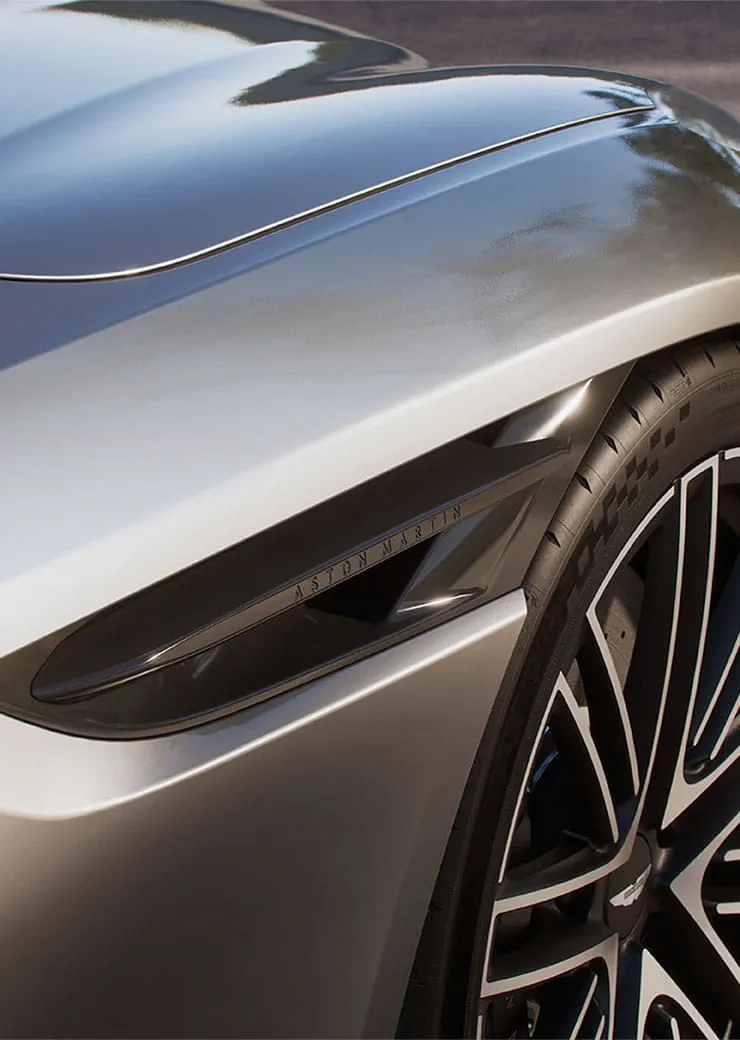 Aston Martin Side Strake, Front Splitter and Sills