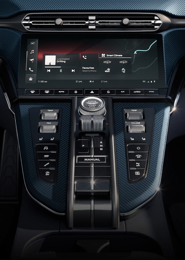 Aston Martin Centre Console
