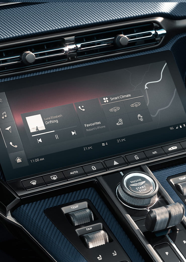 Aston Martin Touchscreen